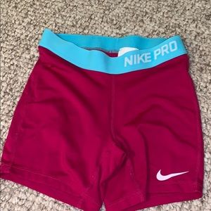 pink nike pros